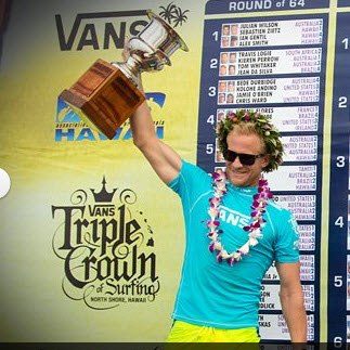 Adam Melling takes first at Sunset Beach.