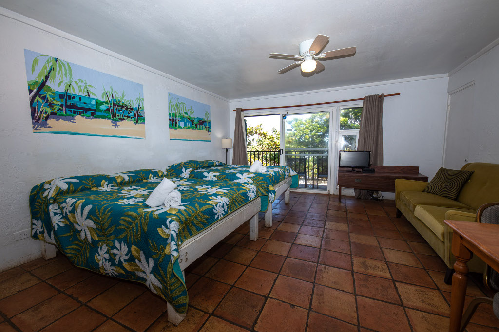 A standard studio in the Beach Building