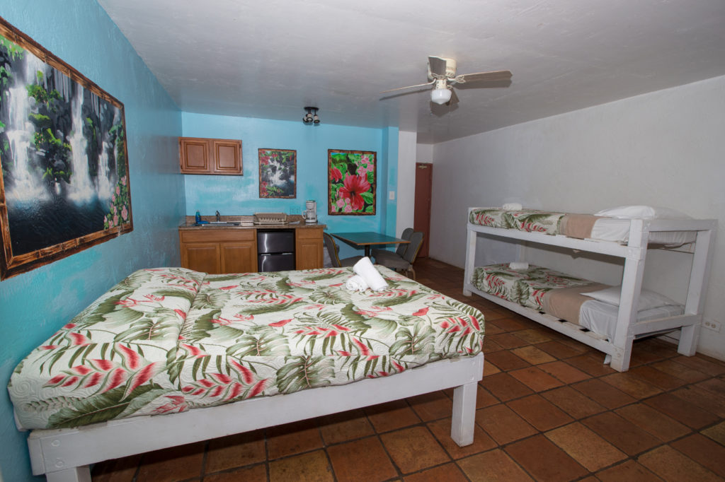 A standard studio in the Beach Building